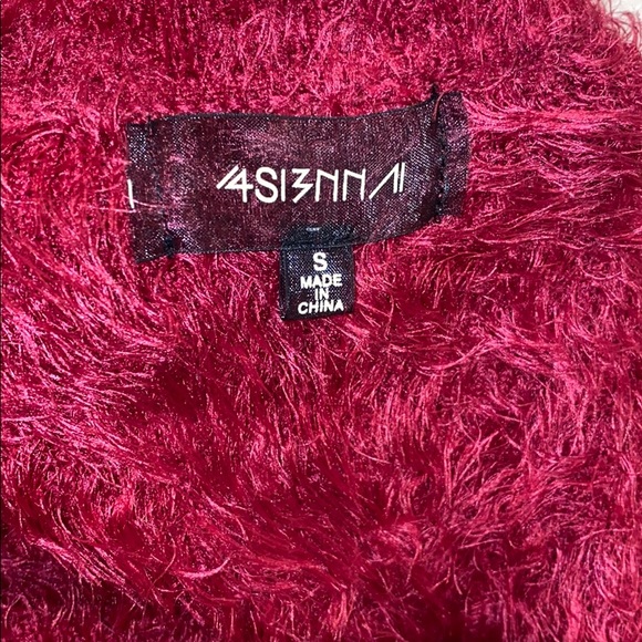 4SI3NNA ROMANTIC SLEEVE MINI SWEATER DRESS NWT - Picture 7 of 10